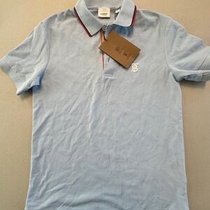 Burberry Light Blue Polo Shirt
